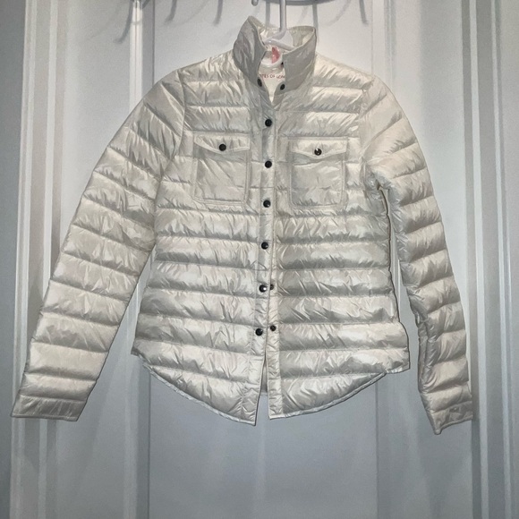 Cotes of London Harrow Royale white Down Shirt jacket women’s - Picture 2 of 5